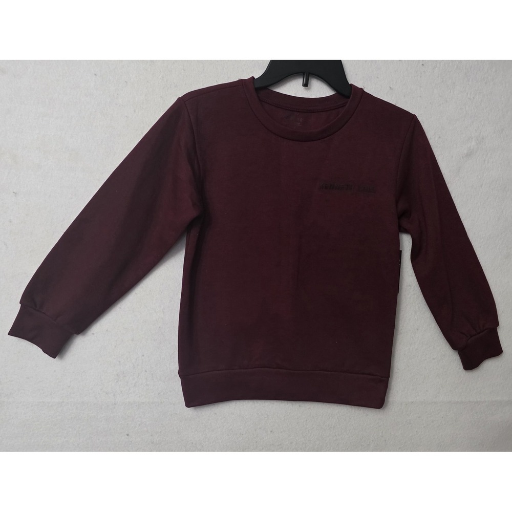 KENNETH Cole New York Boy Long‎ Sleeve Sweatshirt Size 8 Color Red Garnet